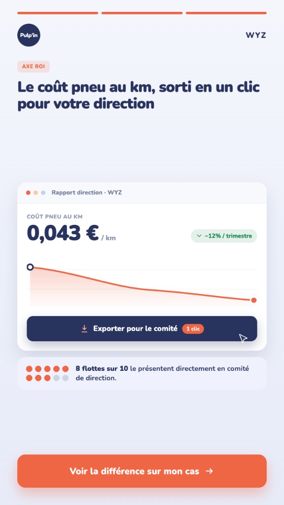 Prospecta con más impacto, écran 3